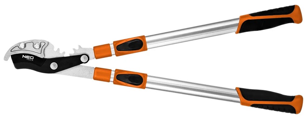 NEO TOOLS Kovadlinkový orezávač konárov 670 mm, dosah do 42 mm, s prevodom, ktorý zvyšuje prítlak o 40 %, 15-254