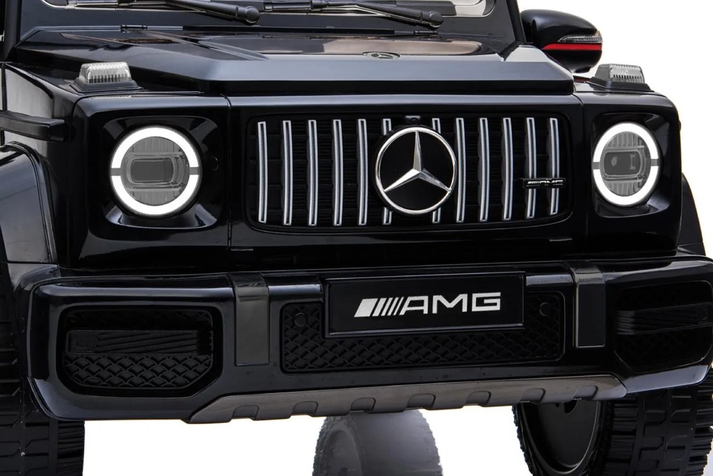 Detské elektrické autíčko na diaľkové ovládanie BestBerg BBCC-60B - Mercedes-Benz AMG G63 / od 3 rokov / nosnosť 25 kg / čierna