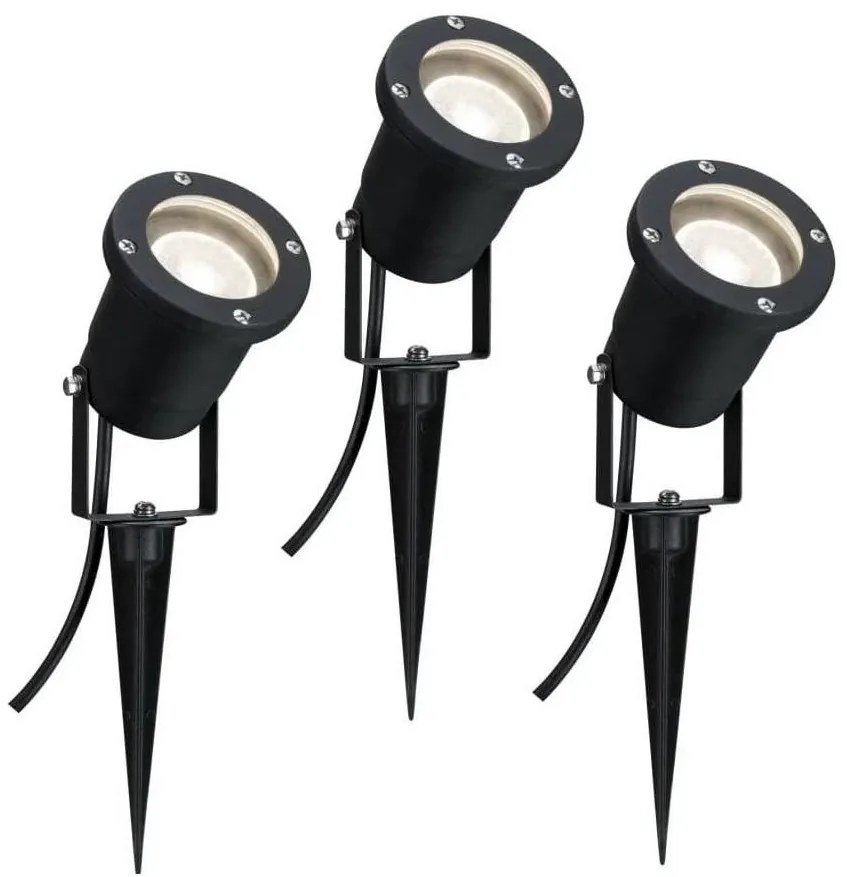 Paulmann 98897 - SADA 3xLED GU10/3,5W IP65 Vonkajšia lampa 230V