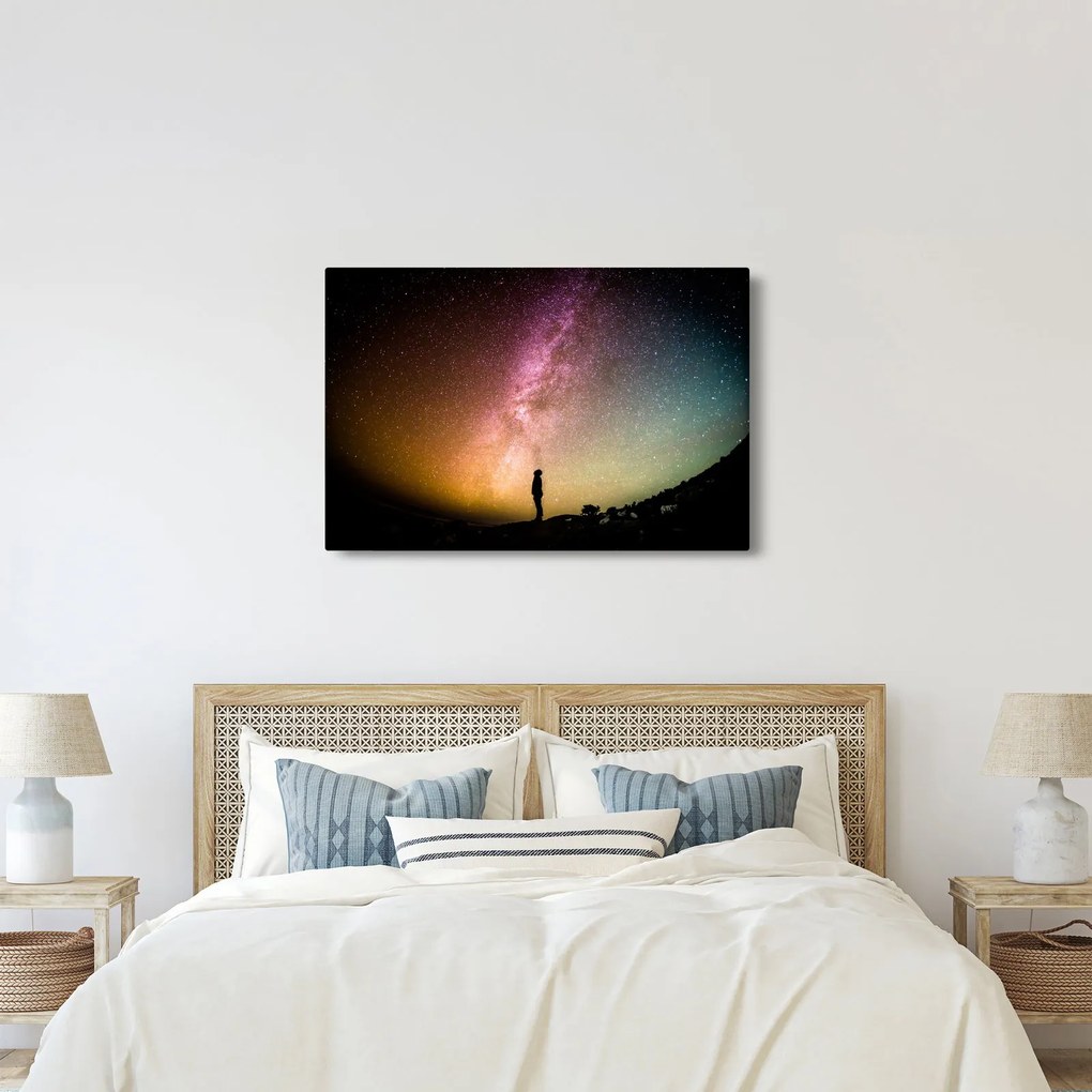Obraz - obloha plná hviezd (90x60 cm)