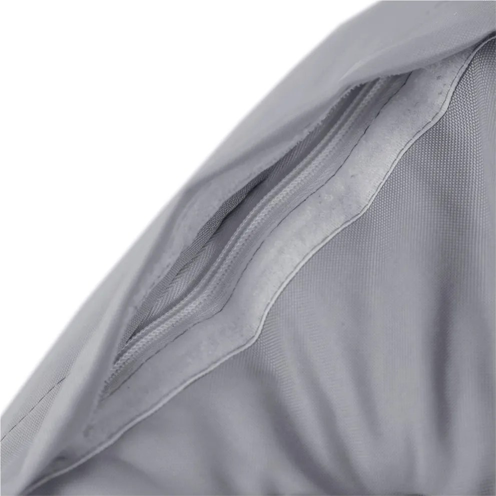 Šedý sedací vak pre deti – vodeodolný, pohodlný a bezpečný