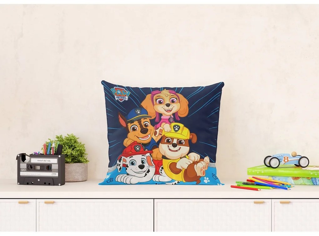 Detský vankúš Paw Patrol, 40 x 40 cm