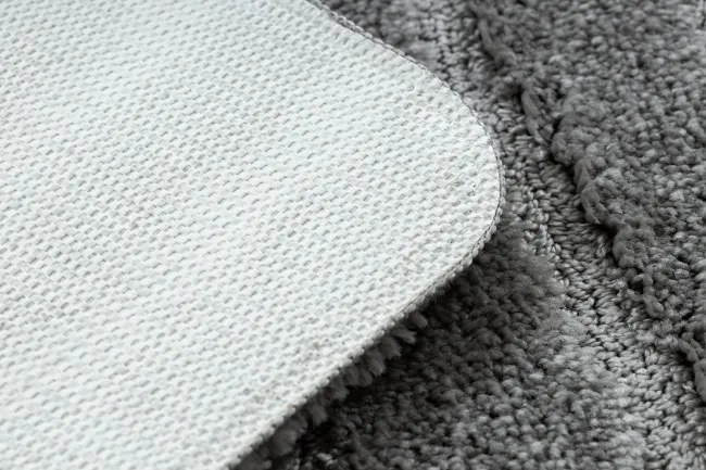 Sada kúpeľňových koberčekov SUPREME WAVES vlny, sivá