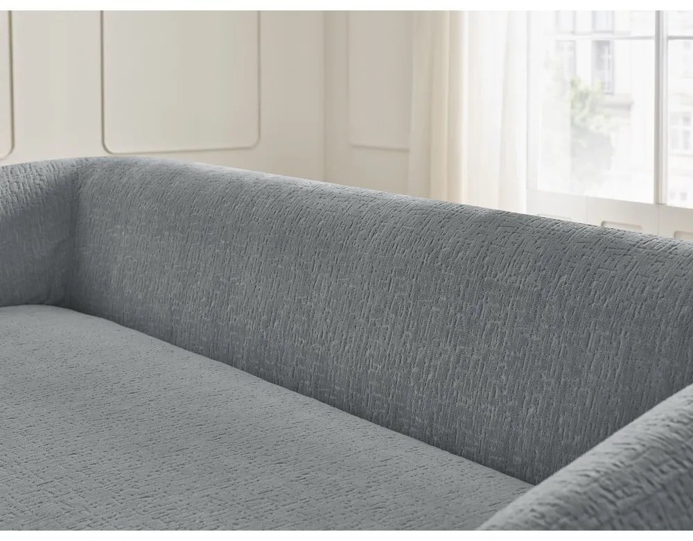 Tmavosivá ženilková rozkladacia pohovka 228 cm Neyo – Bobochic Paris