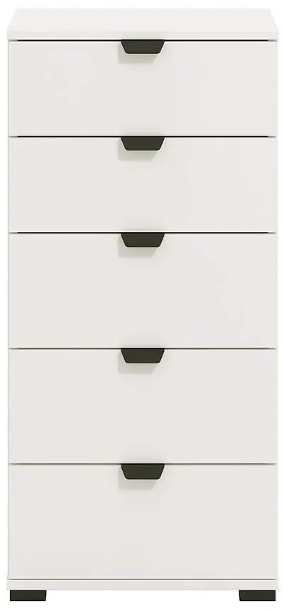 Komoda Duerto 5F 45 biela 11008310