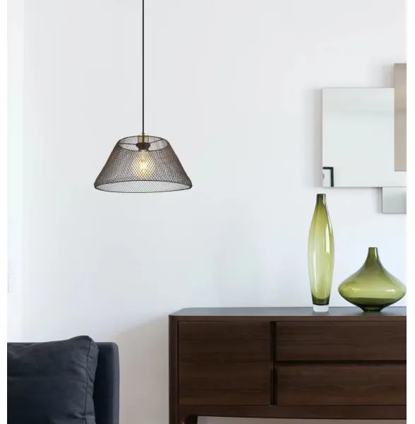 Globo 15646H1 - Luster na lanku BAKU 1xE27/40W/230V pr. 36 cm