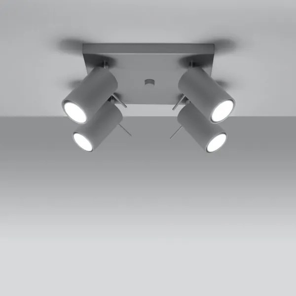 Sollux SL.0452 - Stropné bodové svietidlo RING 4xGU10/10W/230V