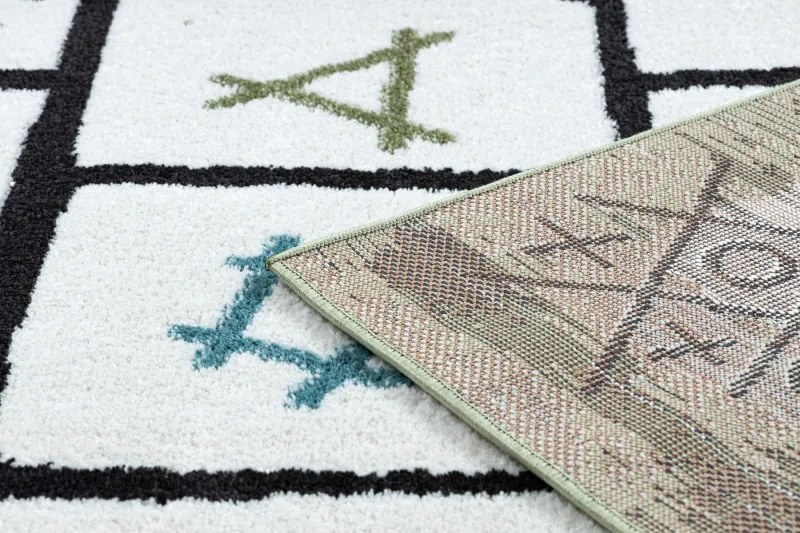 Detský kusový koberec Fun Hop green, 140x190, viacfarebná, detská izba, Dywany Łuszczów