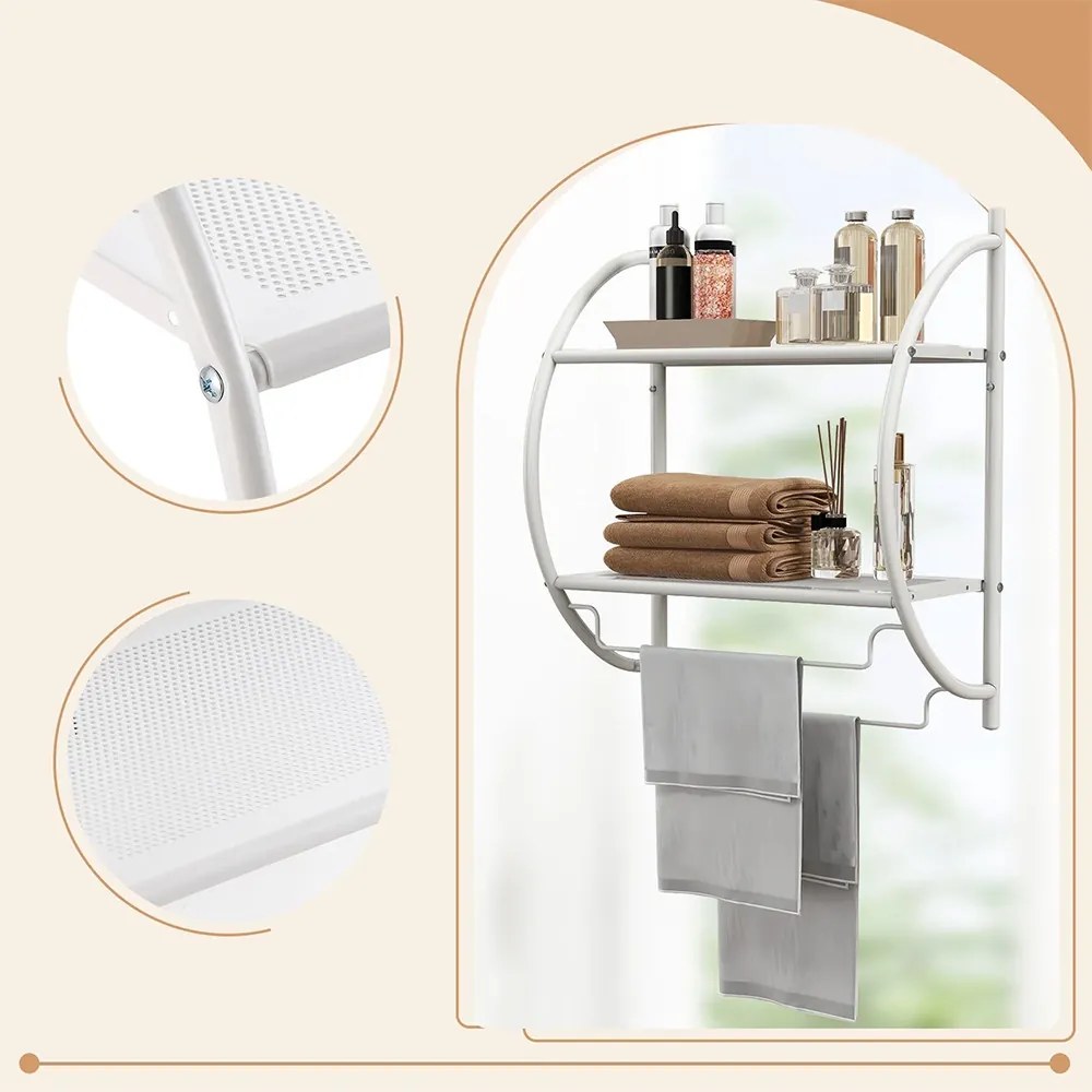 Nástenný držiak na uteráky