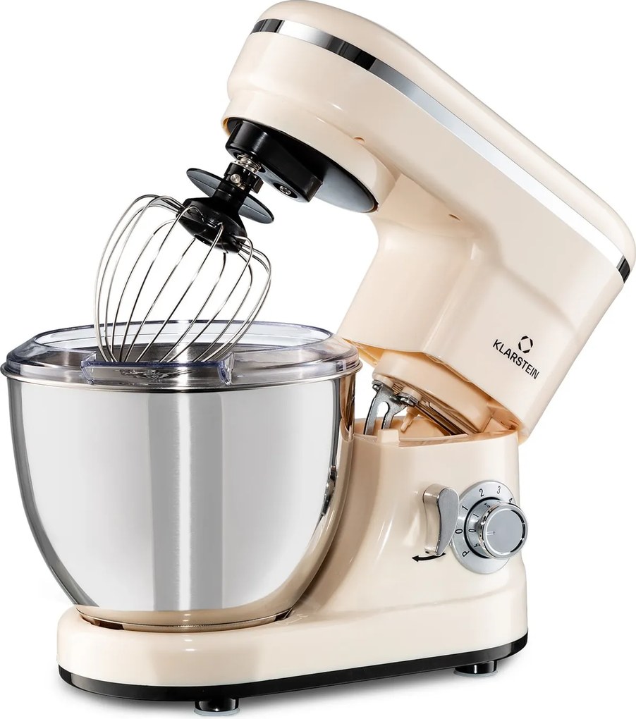 Klarstein Bella Mini, kuchynský robot, 1200 W, 6 stupňov, 4 l, pulzná funkcia, nehrdzavejúca oceľ