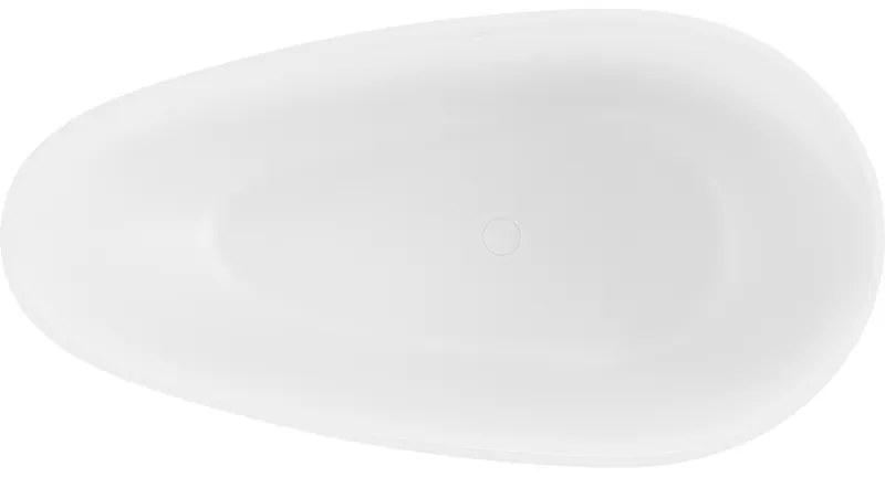 Mexen Palermo, voľnestojaca vaňa z konglomerátu 150 x 78 cm, biela matná, 57211507800