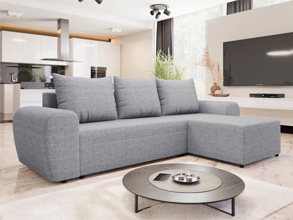 Rohová sedačka Anduvo L, Farby: Lux 06 + Lux 05