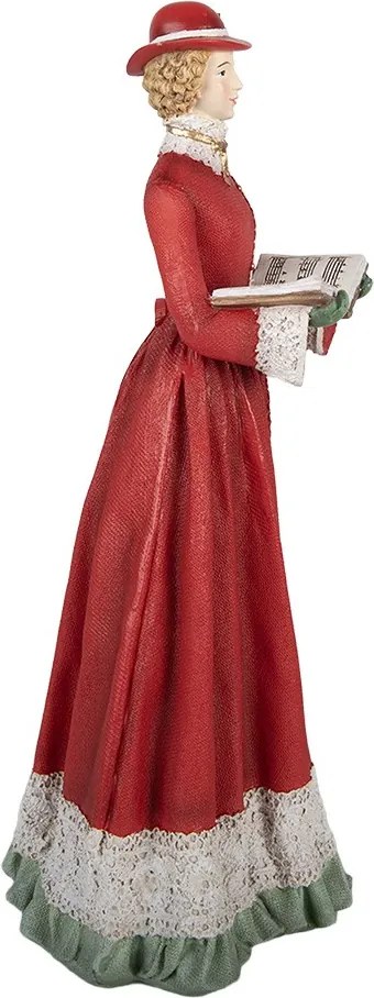 Sada 4ks vianočné dekorácie figúrka vianočný zbor Nativity Choir - 13*12*40 cm