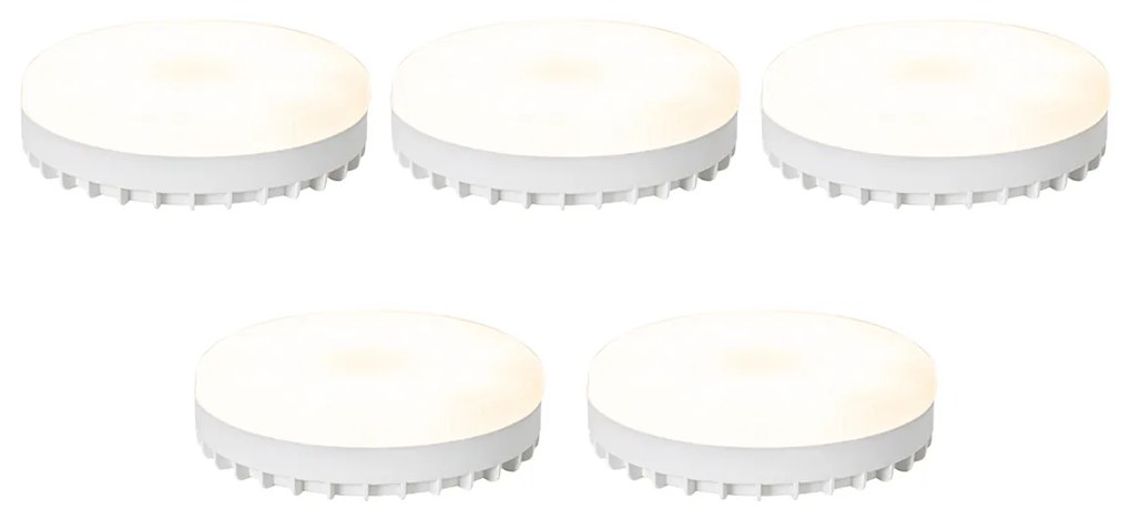 Sada 5 inteligentných stmievateľných LED žiaroviek GX53 9W 806LM 2700K-6500K
