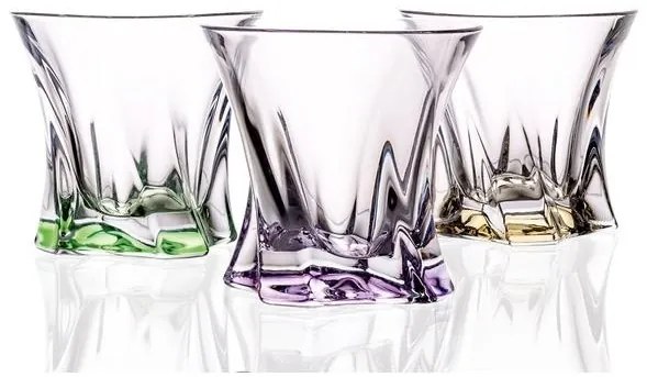 BOHEMIA COOPER COLOUR POHÁR NA WHISKY 320ML SADA 6 KS