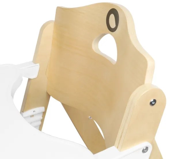 Lionelo - Detská jedálenská stolička 3v1 FLORIS White Natural