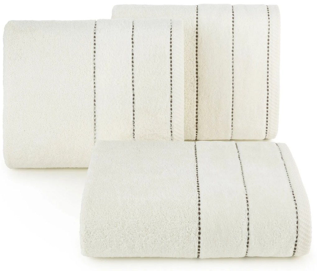 BAVLNENÝ UTERÁK ELZA 50X90 CM KRÉMOVÁ