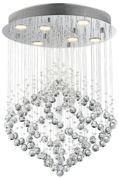 Luxera 62412 - Krištáľový prisadený luster CHESTER 6xGU10/50W/230V