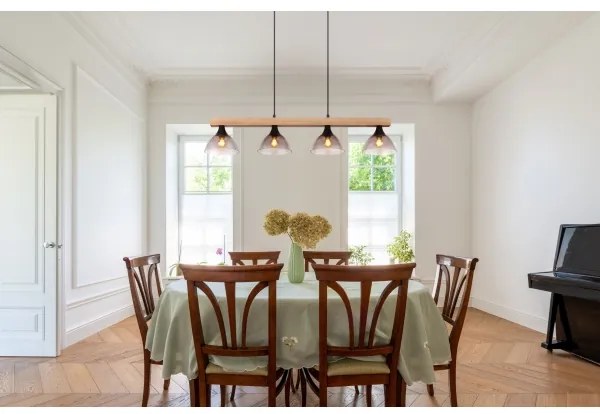 Globo 15544-4H - Luster na lanku LINDI 4xE14/15W/230V