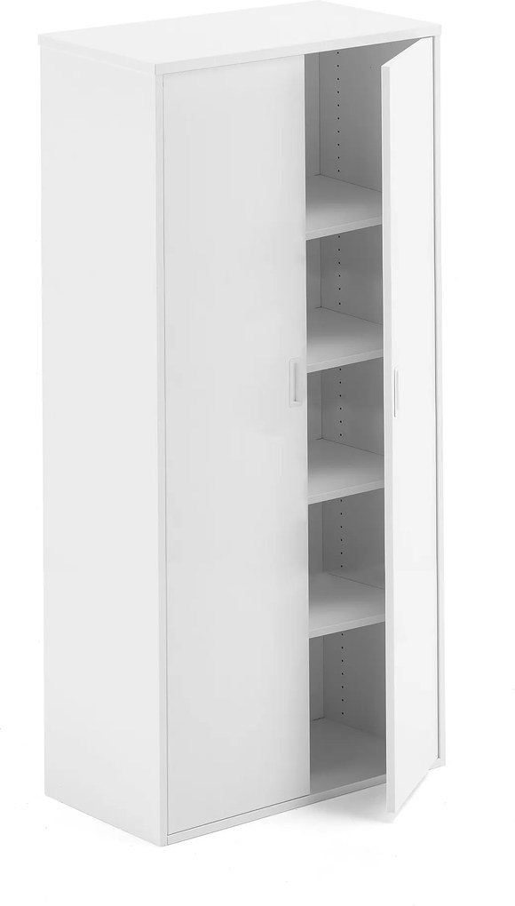 Kancelárska skriňa Modulus, 2000x800x400 mm, biela