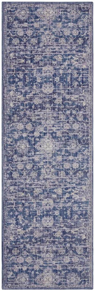 Hanse Home, Behúň Cairo 105584 Alexandria Blue – na von aj na doma, 80x200, modrá, chodba / predsieň