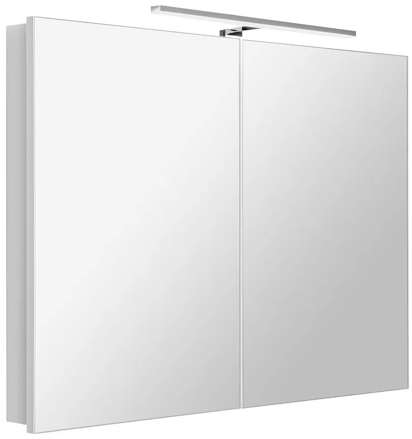 Sapho Sapho, GRETA galérka s LED osvetlením, 101x70x14cm, biela mat, GR100-0031