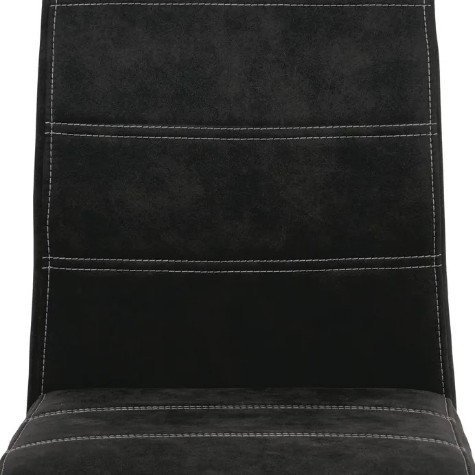 BONTEC Jedálenská stolička, čierna, látka, HC-483 BK3 Farba: Béžová