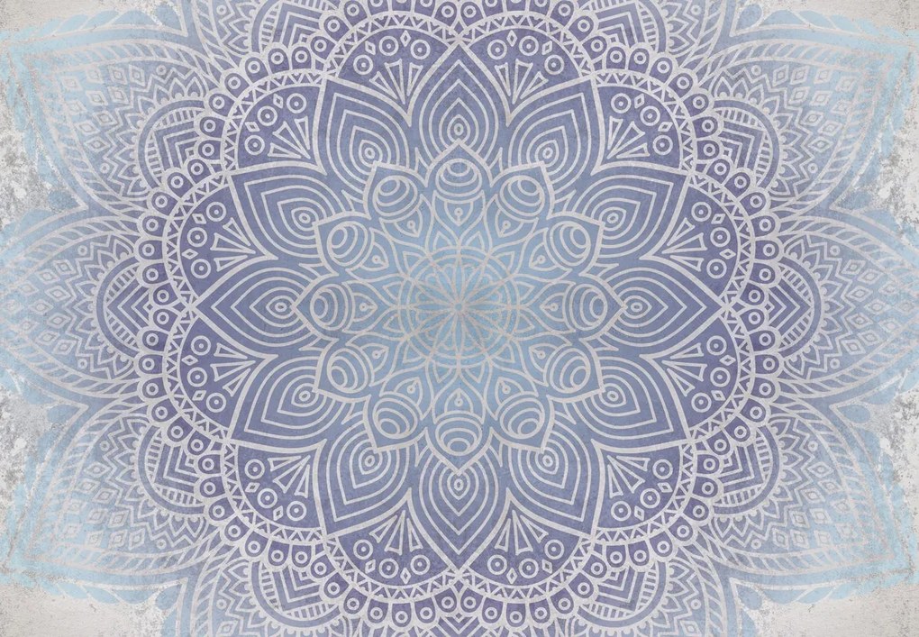 Fototapeta - Mandala v betóne (147x102 cm)