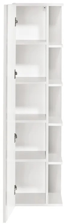 Kúpeľňová skrinka so zrkadlom Twist 802 1D biela