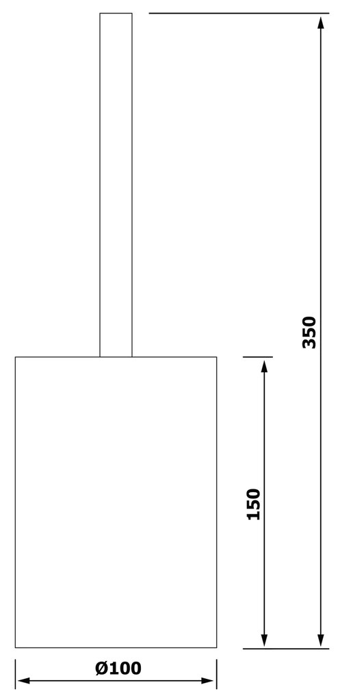 Aqualine Aqualine, BAMBUS WC kefa na postavenie, bambus, BI004