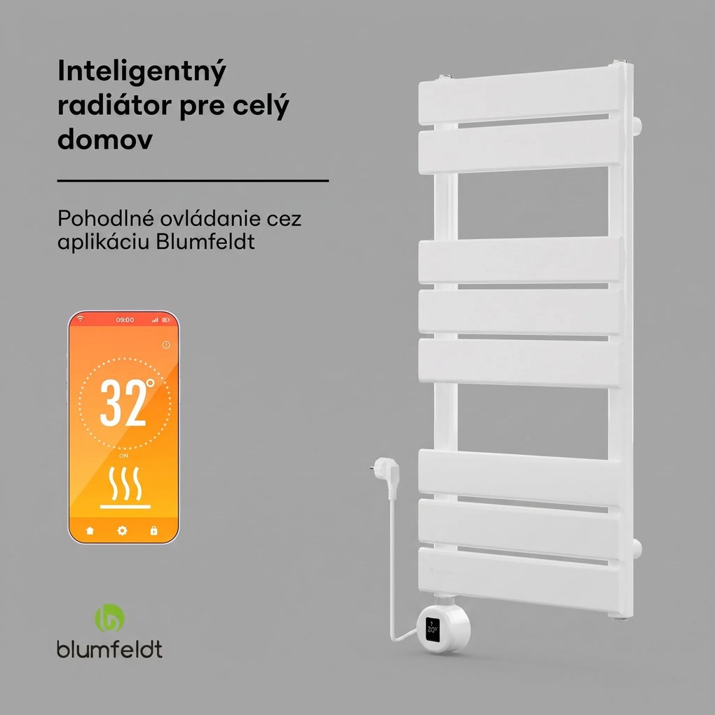 Blumfeldt Fairmont Smart, radiátor, 80 x 45 cm, 600 W
