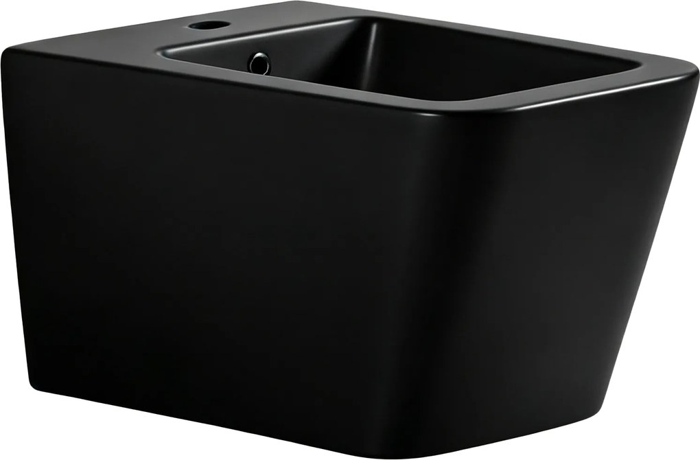 Erga Mery, závesný bidet 520x360x300 mm, čierna matná, ERG-V03-MERY-BD-BK