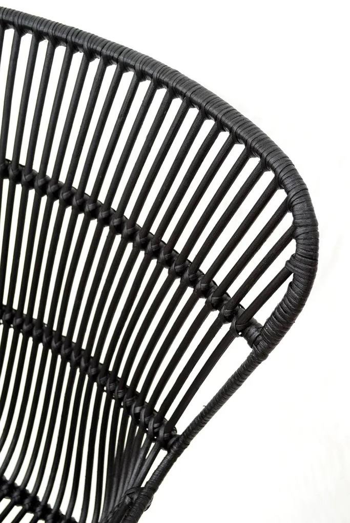Jedálenská stolička GEOMETRIC K335 čierna