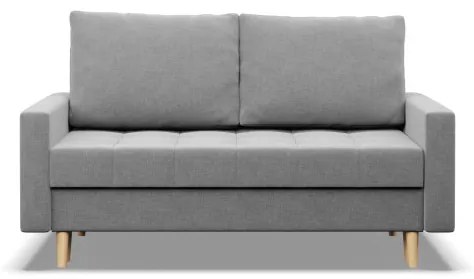 Dvojmiestna pohovka ELMA 2 rozkladacia, sivá