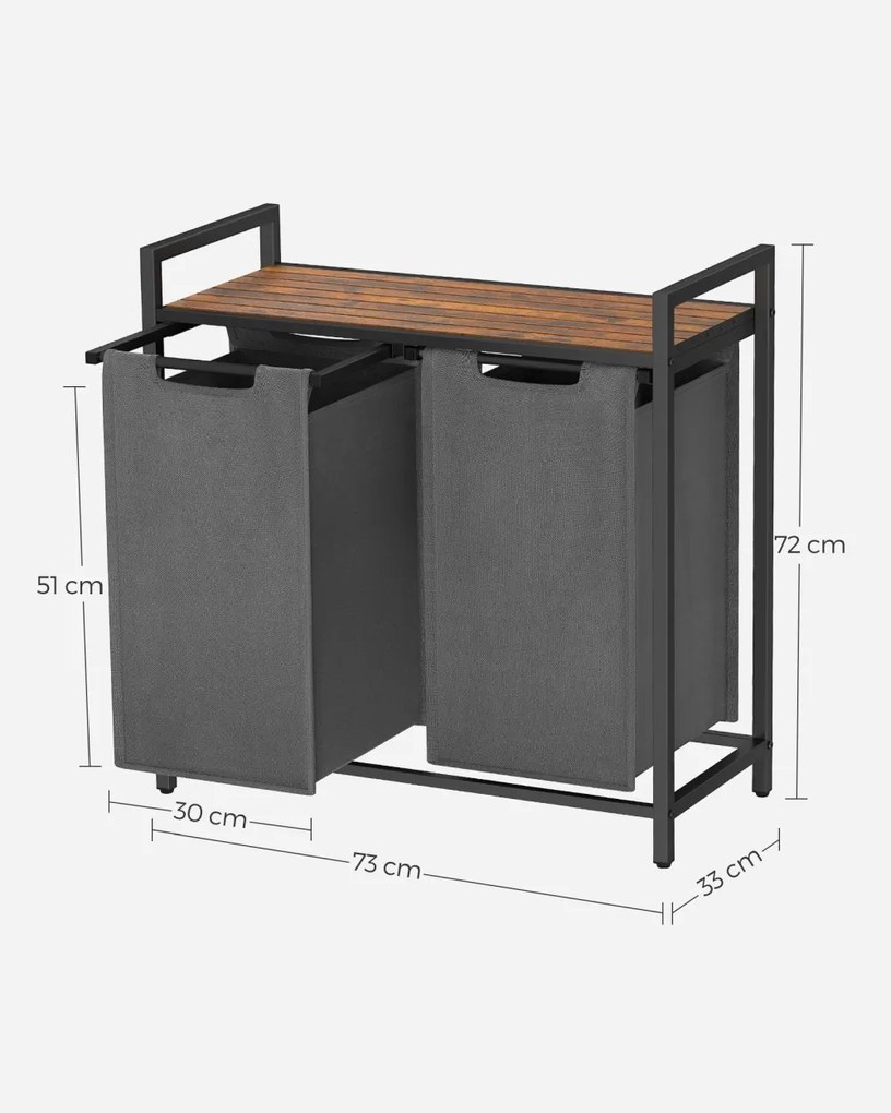 Kôš na bielizeň Loft 92 l