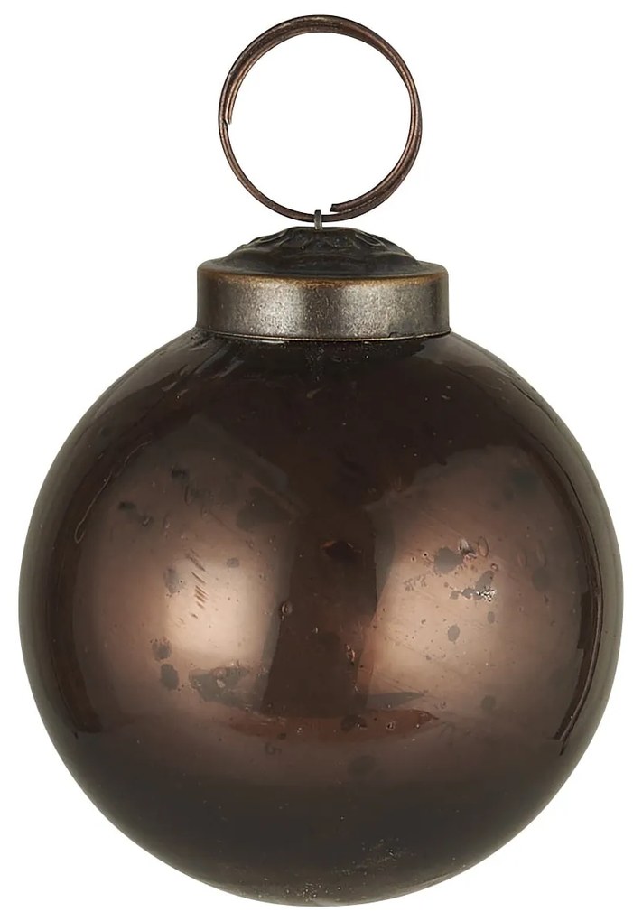 Ib Laursen Vianočná ozdoba Pebbled Rustic Brown