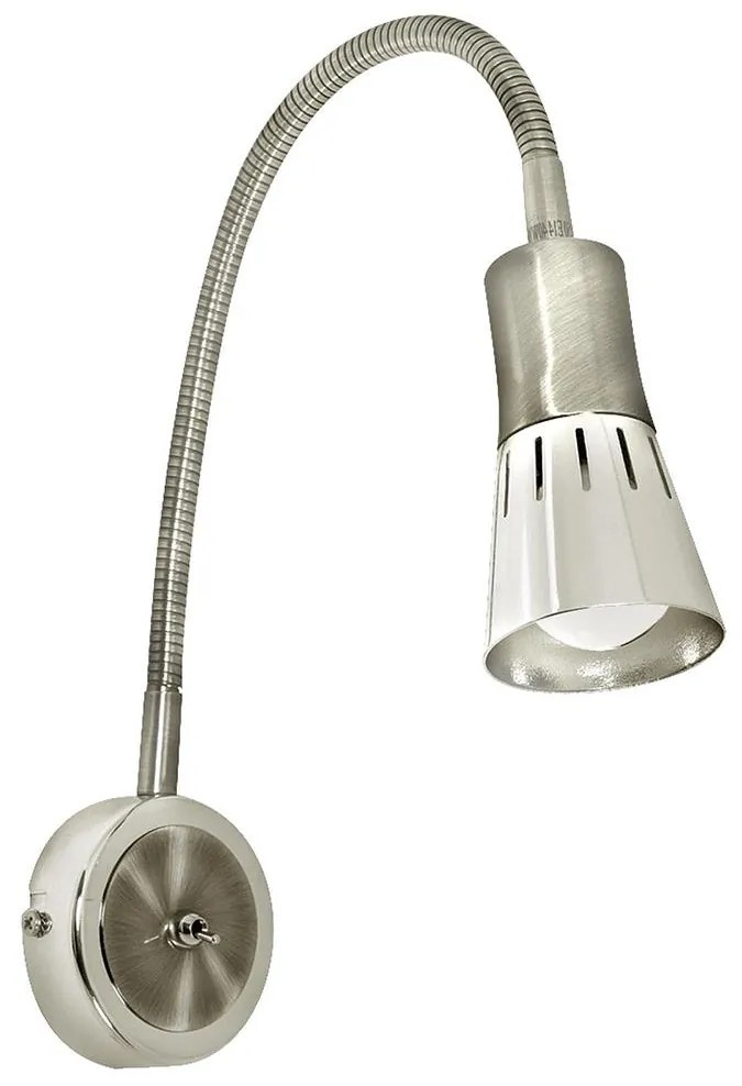 Candellux Flexibilná lampička ARENA 1xE14/40W/230V chróm 91-94776