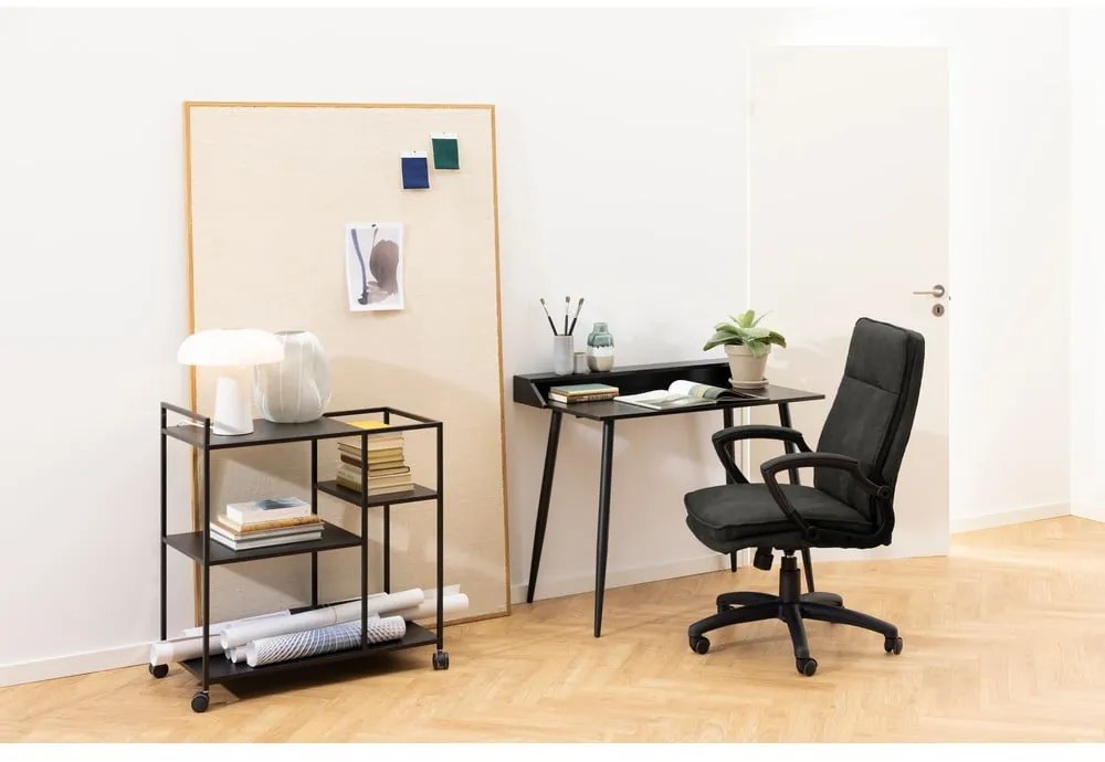 Čierny barový vozík Actona Newcastle