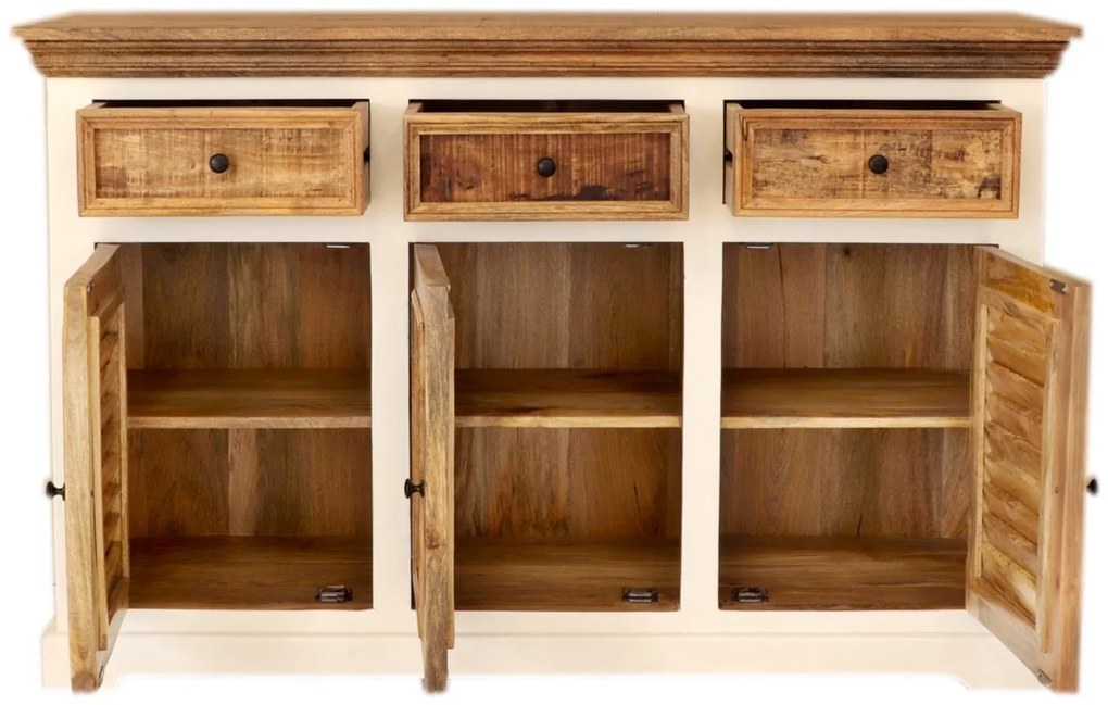 furniture-nabytek.cz - Kuchyňská komoda z masivu mango 140x90x45