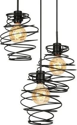 Briloner 4870-035 - Závesné svietidlo na lankách 3xE27/60W/230V