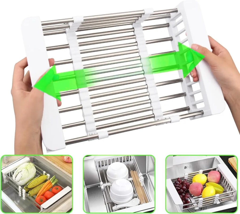 Teleskopický odkapávač Ordos bílý