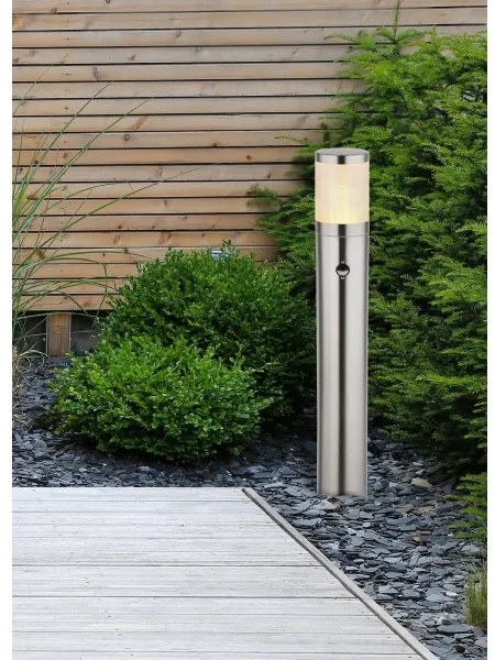 Globo 32016S - Vonkajšia lampa so senzorom XELOO 1xE27/60W/230V 80 cm