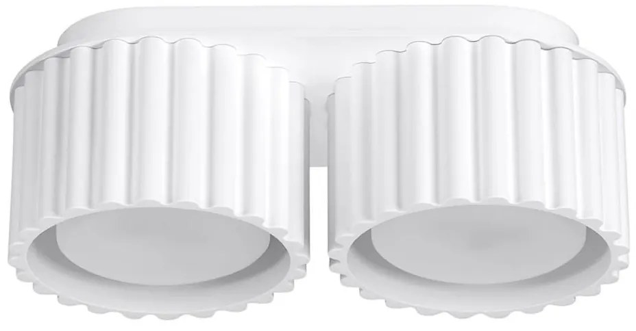 Sollux  SL.1783 - Bodové svietidlo AURA 2xGX53/10W/230V biela