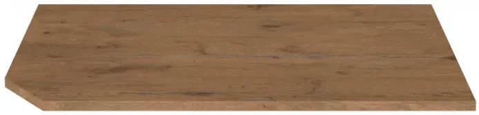 Pracovná doska Bronte (140cm) (dub lancelot) (P). Vlastná spoľahlivá doprava až k Vám domov. 1058715