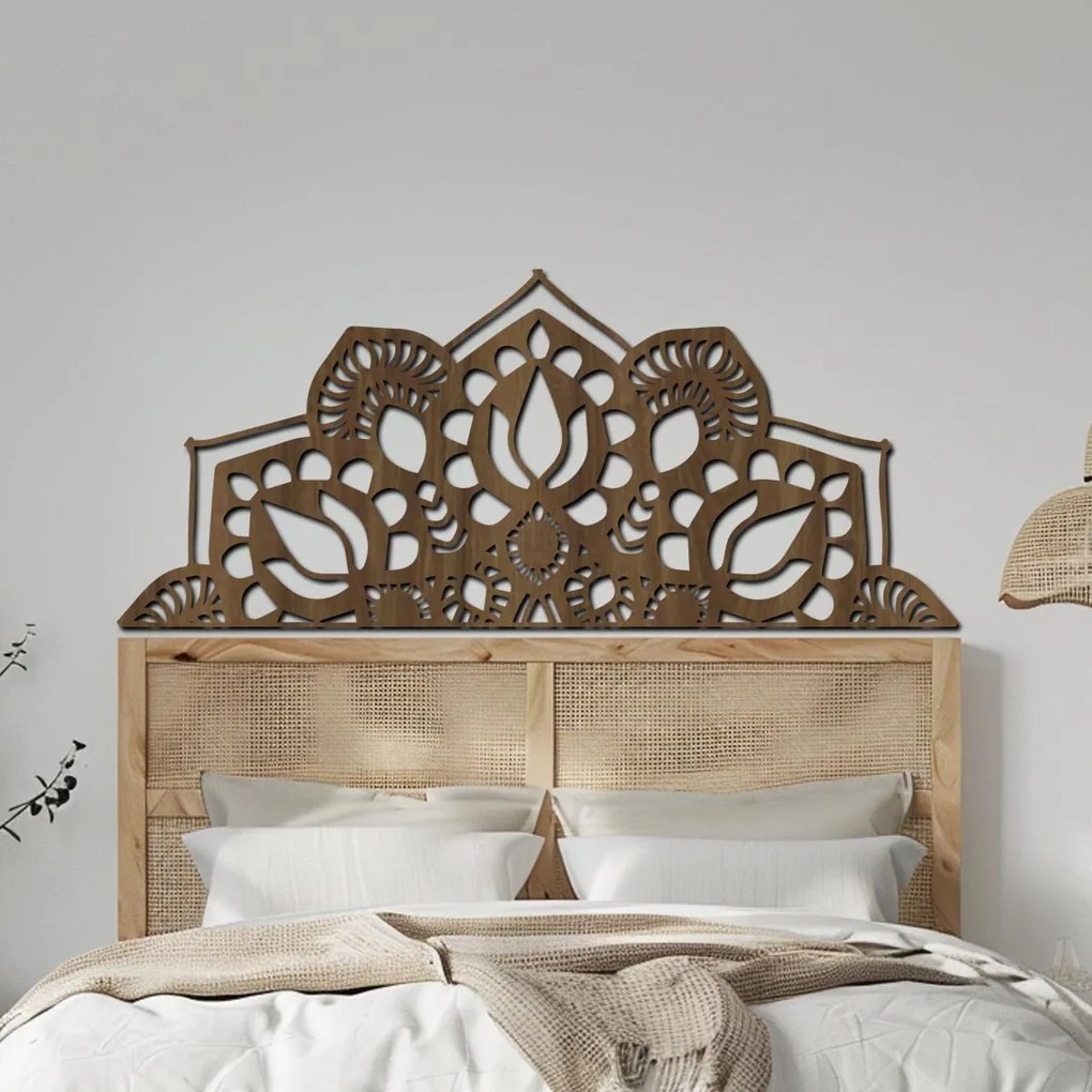 drevo zivota Drevená polovica mandaly DOBRÝ SPÁNOK Farebný vzor: Wenge, Rozmery (cm): 160x68