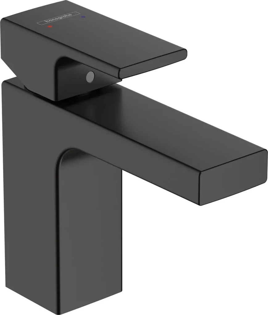 Hansgrohe Vernis Shape, umývadlová batéria s výpustom, EcoSmart, čierna matná, HAN-71561670