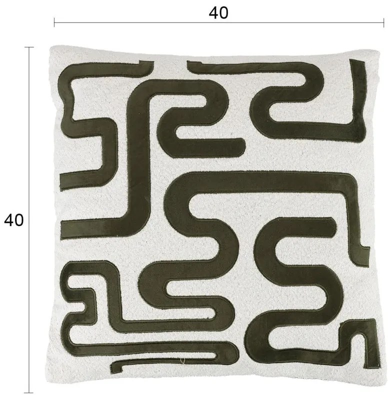 Zamatový dekoračný vankúš 40x40 cm Ayur – White Label