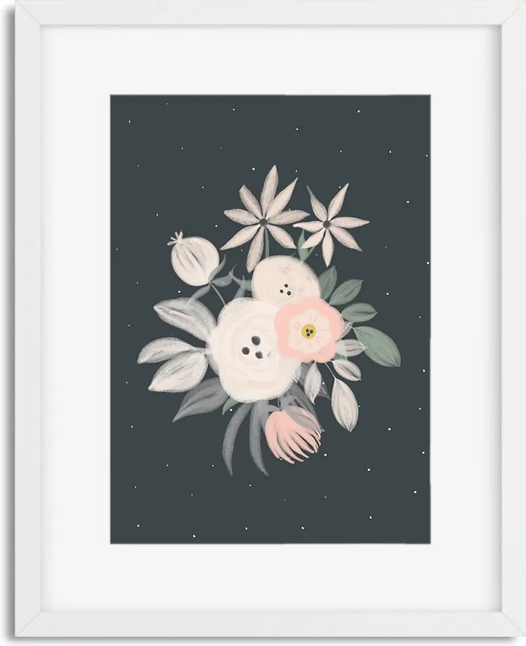 Séria 2 rámovaných obrazov 43x53 cm - Ružové kvety