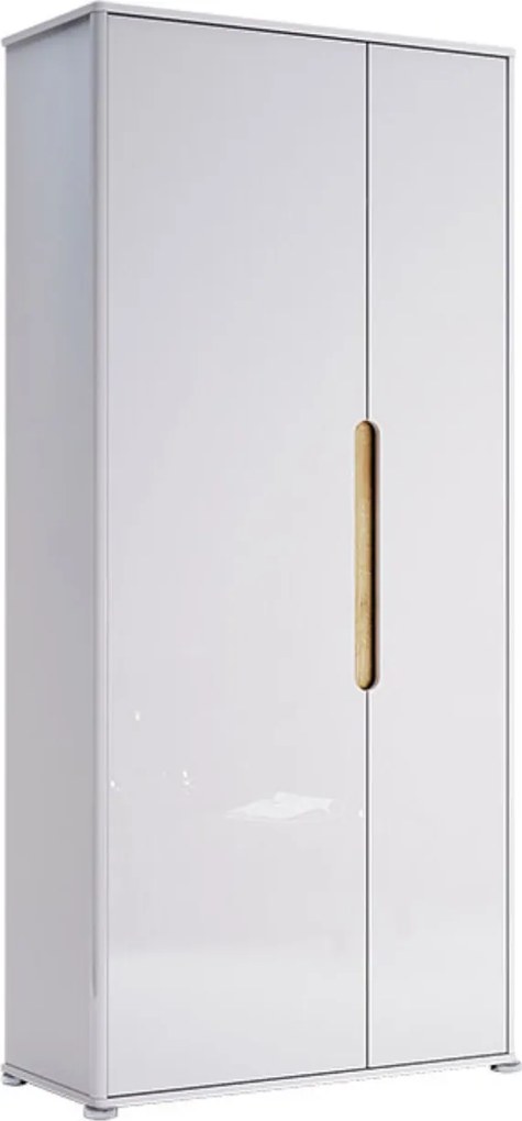 Predsieňová skriňa 90 cm biely lesk Stella