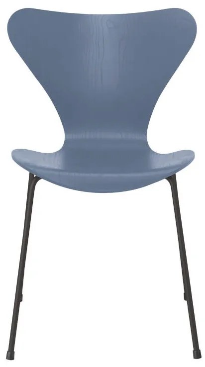 Fritz Hansen Stolička Series 7, dusk blue / warm graphite